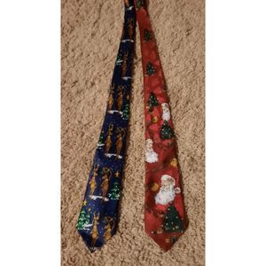 Merry Christmas Holiday Neck Ties